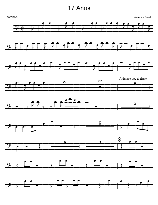 La imagen puede contener una previsualizacion de una partitura